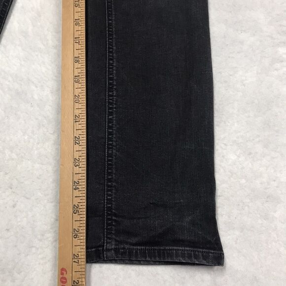 PAIGE Cindy Jeans Women 29x27 Black Willow Slim Stretch Denim Dark Academia - Picture 9 of 14